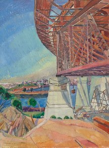 The curve of the bridge, 1928-1929 by Grace Cossington Smith