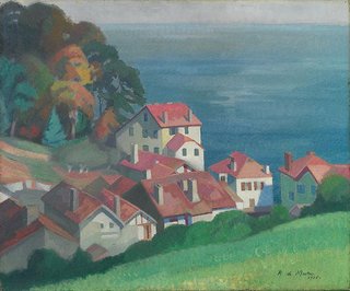 AGNSW collection Roy de Maistre Sea piece, St Jean de Luz 1925