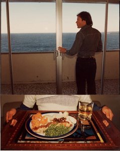 Bondi delicious (Portrait of Jim Sharman), 1976, To do with the blue by William Yang