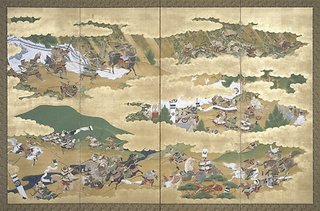 AGNSW collection (Samurai battle scenes) 19th century