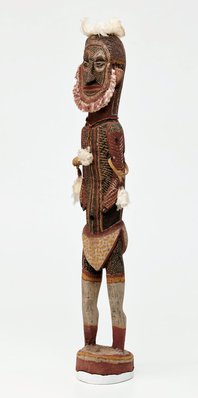 Alternate image of Male figure in ceremonial array by Illortaminni Mick Aruni