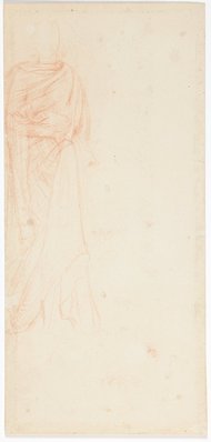 Alternate image of Study for 'Helen' (recto); light drapery sketch for 'Helen' (verso) by Sir Edward John Poynter