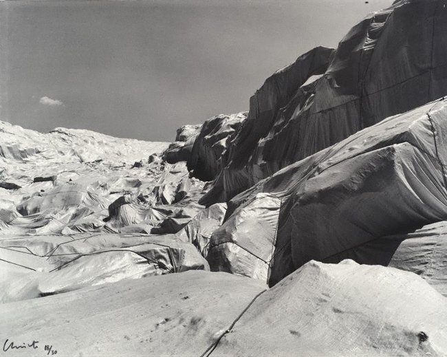 AGNSW collection Christo, Jeanne-Claude Wrapped Coast, One Million Square Feet, Little Bay, Sydney, Australia. 1969