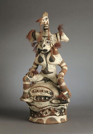 AGNSW collection Iatmul people Konguwavi (gable finial of men's house) mid 20th century, collected 1961