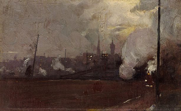 Alternate image of Evening train to Hawthorn by Tom Roberts