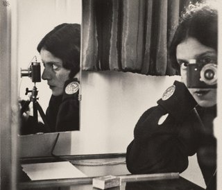 AGNSW collection Ilse Bing Self portrait with Leica 1931, printed 1941