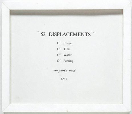 Alternate image of 52 displacements (no. 2) by Imants Tillers