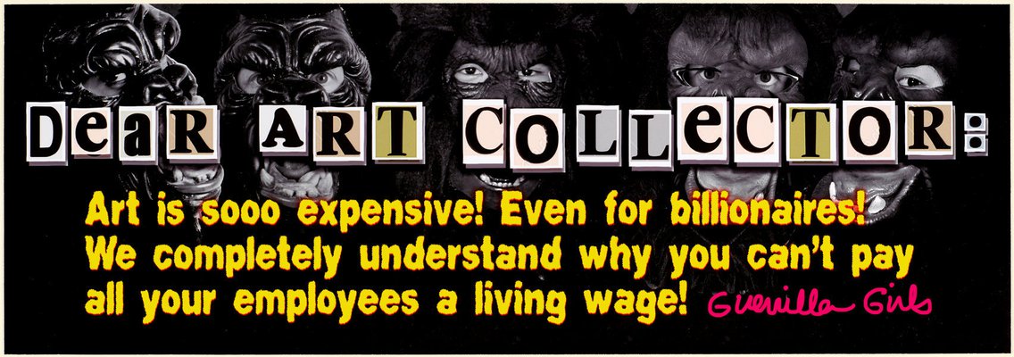 Alternate image of Dear Art Collector Billionaire by Guerrilla Girls