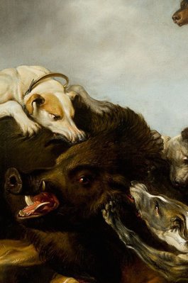 Alternate image of The boar hunt by Frans Snyders