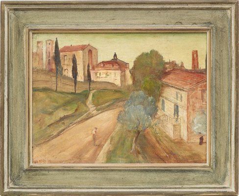 Alternate image of San Gimignano by Lloyd Rees