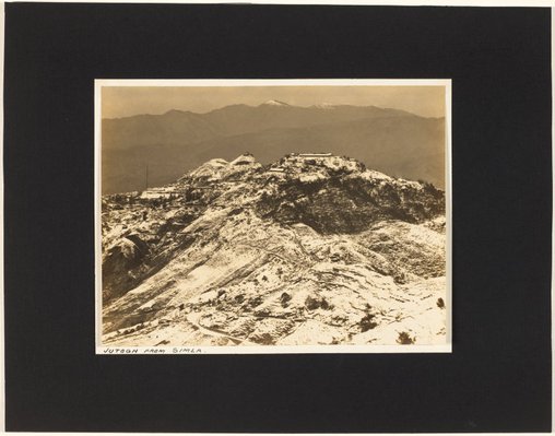 Alternate image of Jutogh from Shimla by Godfrey Tanner