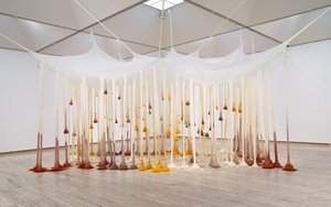 Just like drops in time, nothing, 2002 by Ernesto Neto