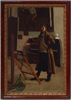 Alternate image of Self-portrait in a studio by Ambrose Patterson