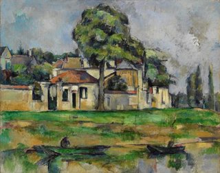 AGNSW collection Paul Cézanne Banks of the Marne circa 1888