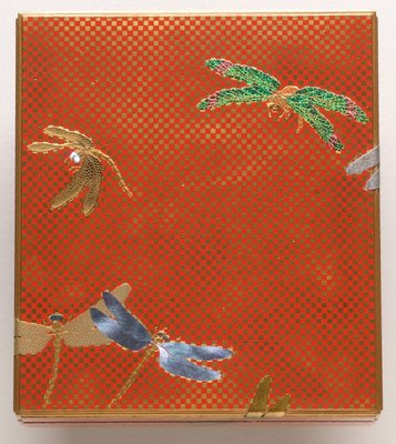 Alternate image of Writing box (suzuribako) with design of dragonflies by Unryūan Kitamura Tatsuo