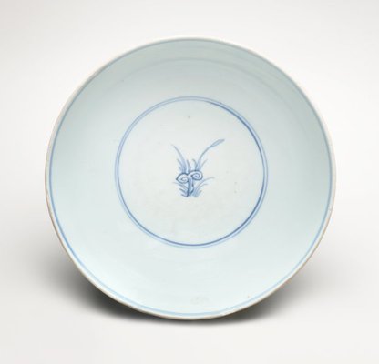 Alternate image of Bowl with a design of the `three friends': prunus, pine and bamboo by Jingdezhen ware