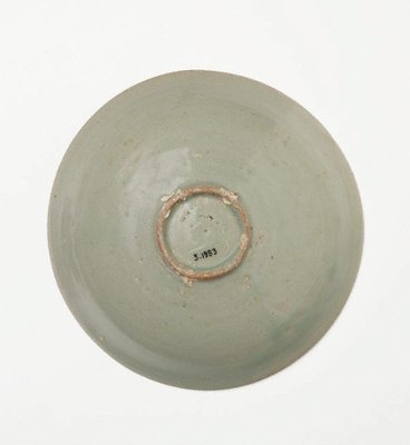 Alternate image of Saucer with incised peony decoration by 