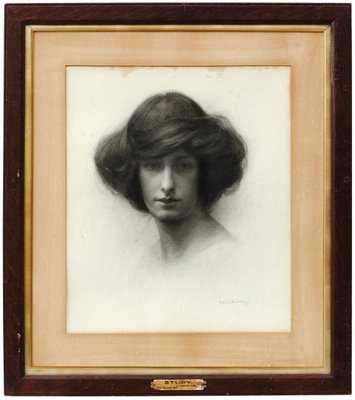 Alternate image of Study in black and white by Florence Rodway