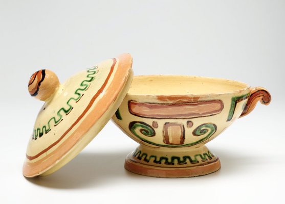 Alternate image of Tureen with geometric designs by Anne Dangar