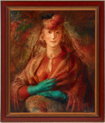 Alternate image of Portrait of Thelma Clune by William Dobell