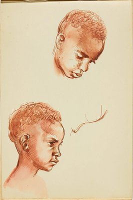 Alternate image of Sketchbook, New Guinea by Nora Heysen