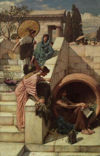 AGNSW collection John William Waterhouse Diogenes 1882