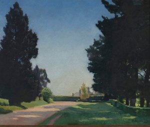 The pines, 1926 by Elioth Gruner
