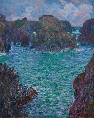AGNSW collection Claude Monet Port-Goulphar, Belle-Île 1887