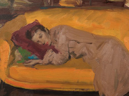 Alternate image of Yellow couch by William Dargie