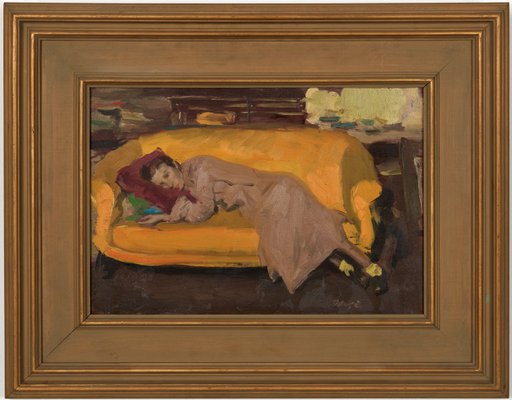 Alternate image of Yellow couch by William Dargie