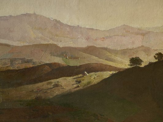 Alternate image of Evening on the Bathurst Hills by Lloyd Rees