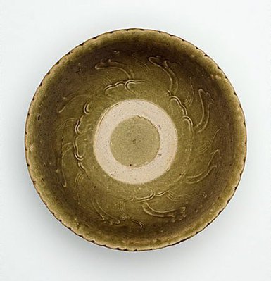 Alternate image of Bowl with green glaze by 