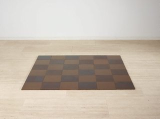 AGNSW collection Carl Andre Steel-copper plain 1969