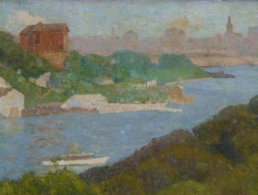 Alternate image of Down the hills to Berry's Bay by Roland Wakelin