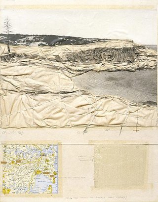 AGNSW collection Christo Packed Coast, Project for Australia, near Sydney 1969