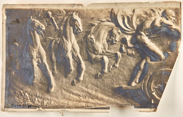 Alternate image of Images of plaster cast of Greek chariot race by Dora Ohlfsen by Dora Ohlfsen