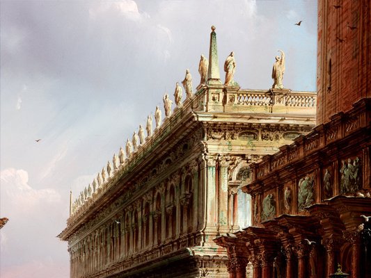Alternate image of View of St Mark's Square Venice by Carlo Bossoli