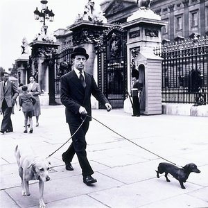 Outside Buckingham Palace, London, circa 1955 by David Moore