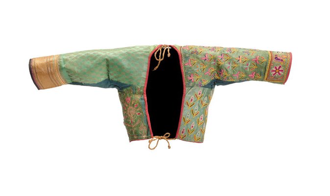 Alternate image of Short choli (blouse) by 