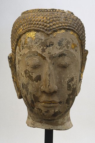 AGNSW collection Head of Buddha 14th century