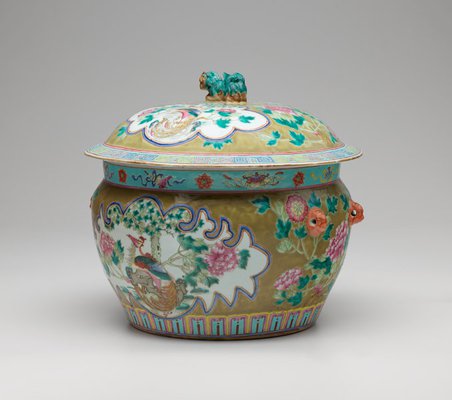Alternate image of Covered jar (kamcheng) by Nonya ware