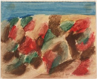 AGNSW collection Sidney Nolan Untitled (Wimmera landscape) 1942