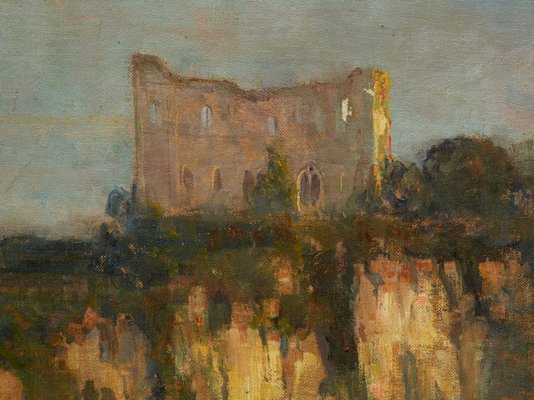 Alternate image of Chepstow Castle by Arthur Streeton