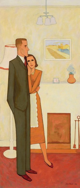 AGNSW collection John Brack The new house 1953