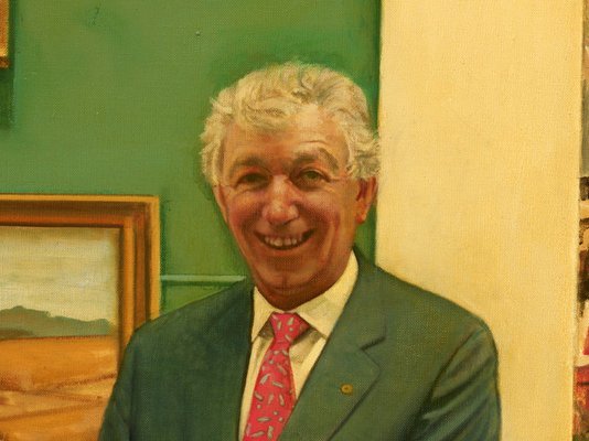 Alternate image of Portrait of Frank Lowy by Bryan Westwood