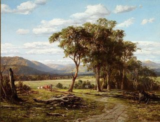 AGNSW collection Louis Buvelot At Lilydale 1870