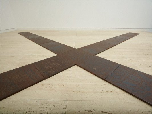 Alternate image of Crucis by Carl Andre