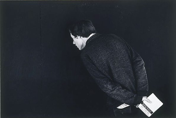 Alternate image of Black Box: Theatre of Self Correction, Part I. Performances 1-6 [John's view], 3rd Biennale of Sydney, April-May 1979 by Mike Parr