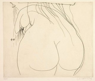 AGNSW collection Brett Whiteley Woman under the shower 1976