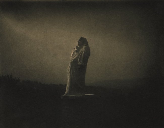 AGNSW collection Edward Steichen Balzac, towards the light, midnight 1908, from Camera Work, nos 34/35, 1911 1908, printed 1911